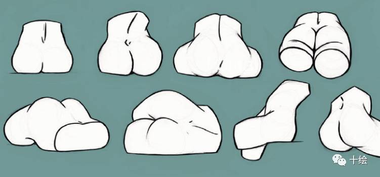 如何画好女性臀部和腿部,要想臀部练得好