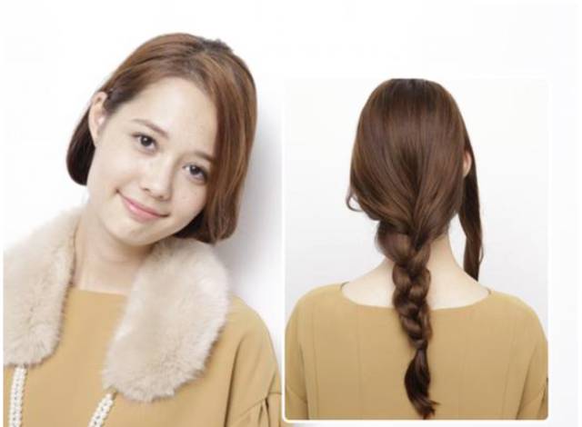 不用剪短发就能变成短发教程,不用剪发轻松秒变短发