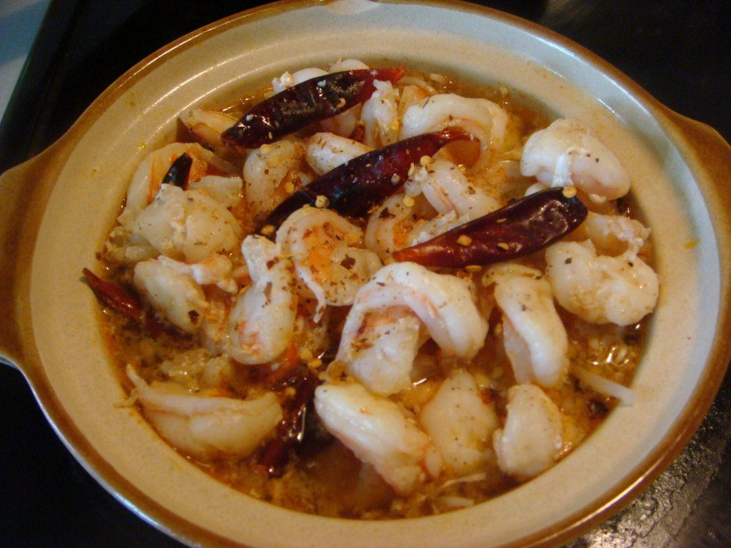 水煮虾球最正宗的做法,芥末水煮虾球