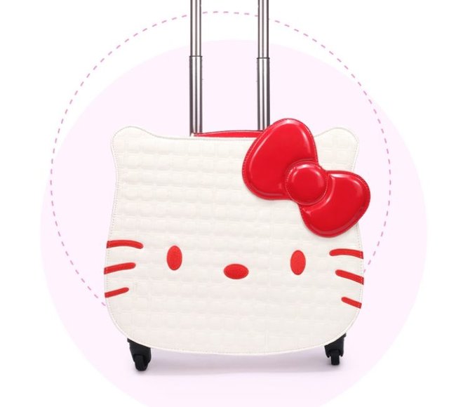 领着孩子去玩的旅行箱,送给孩子一个行李箱