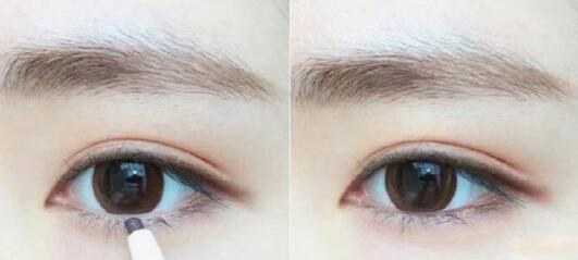 单眼皮内双怎么画才简单又好看,单眼皮稍微内双怎么画眼线