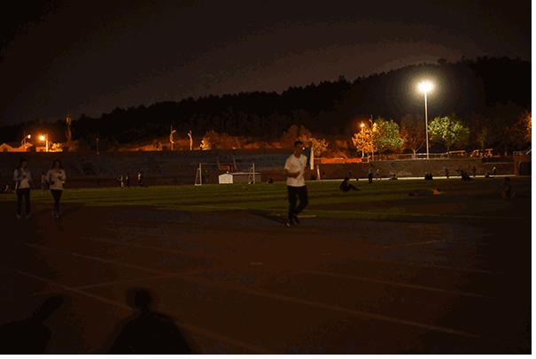 西安夜跑,西安解放路夜跑