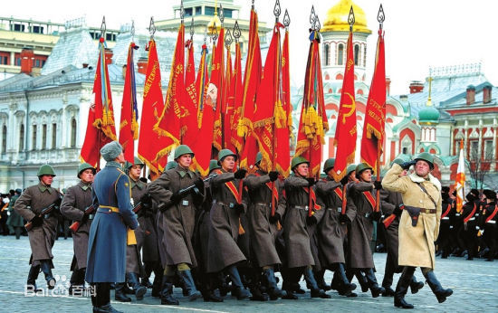 莫斯科郊外的红场,莫斯科红场阅兵式