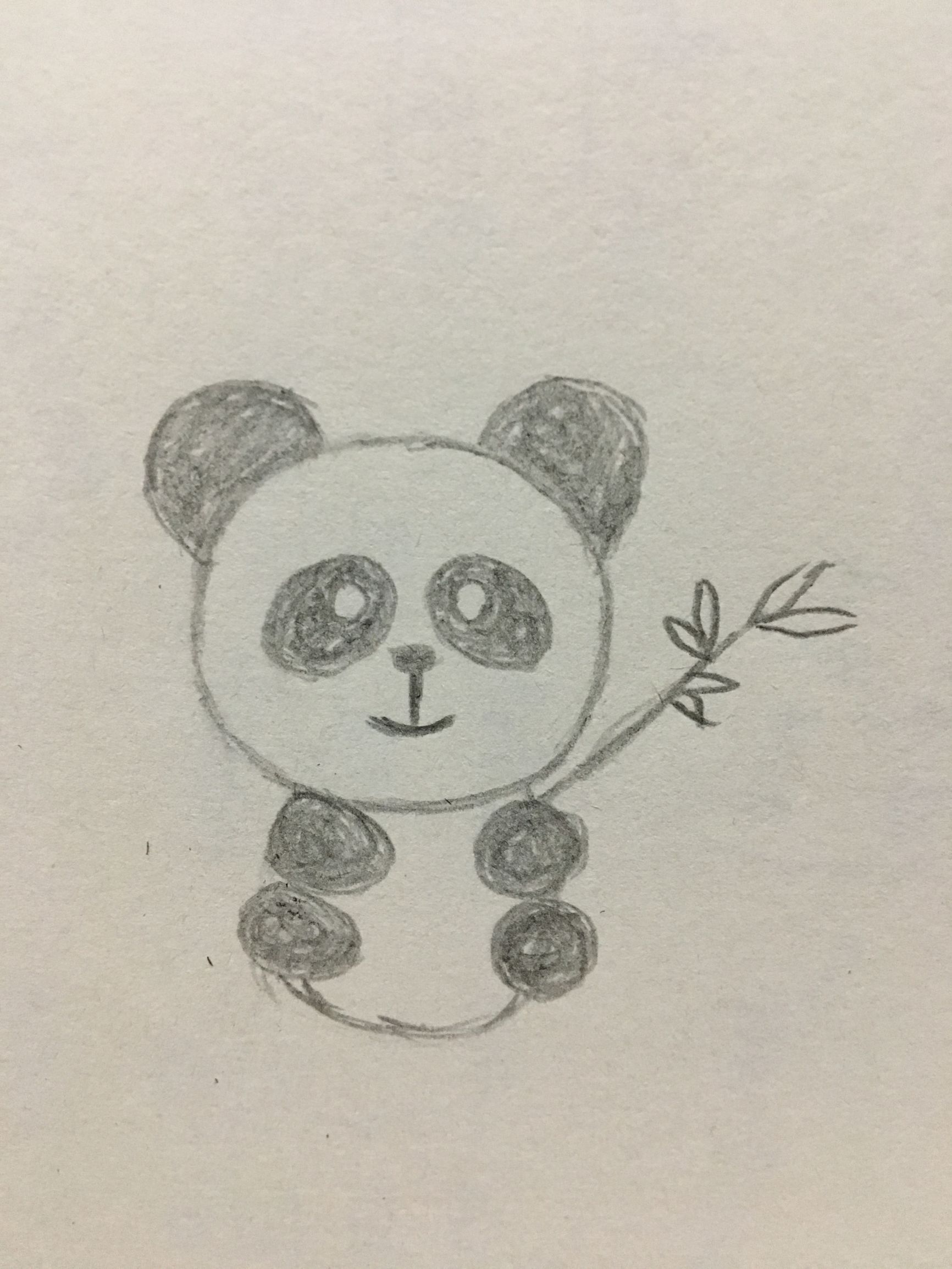 1-3岁儿童简笔画熊猫,熊猫简笔画图片大全大图