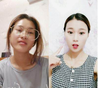 大学生,你们知道女生化妆前后的差别吗?