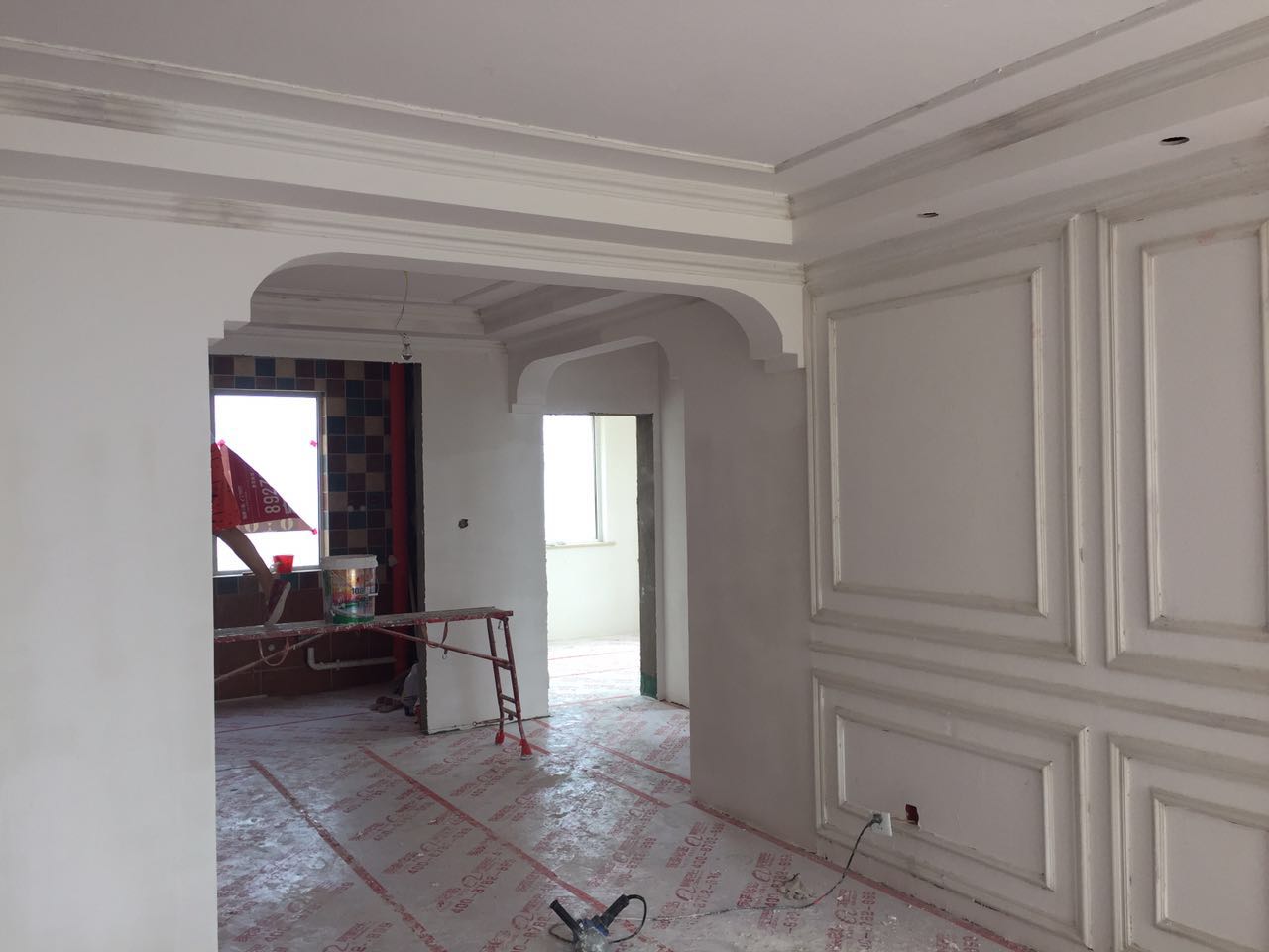 石家*家庄**装e站瑞府美式风装修，邻居都夸好看，纷纷拍照回去照做