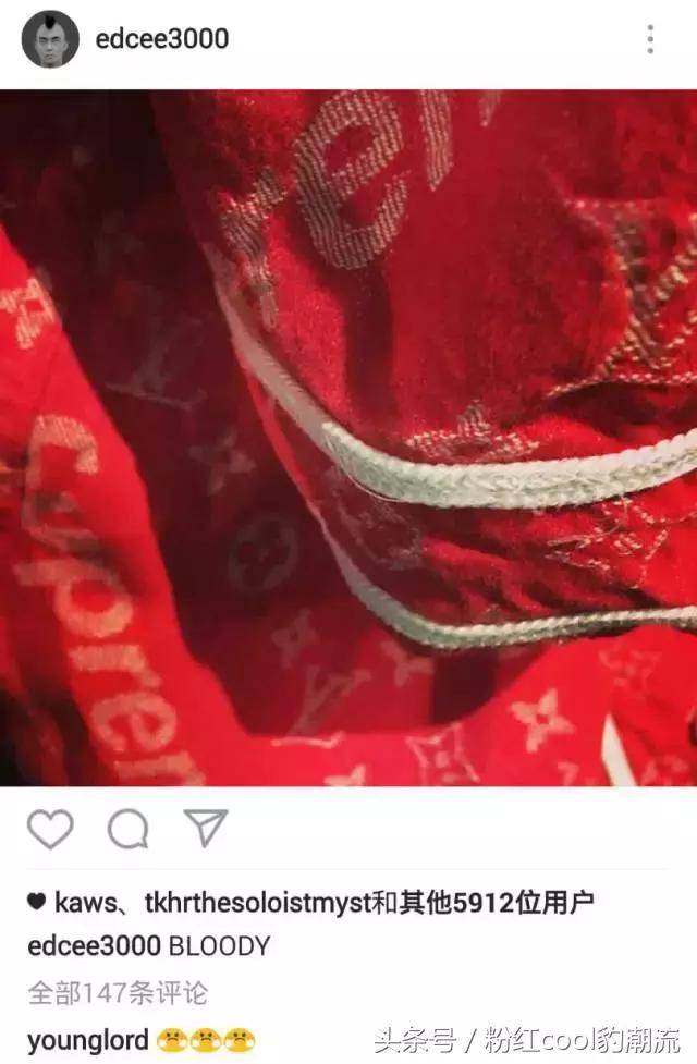 supremexlv,陈冠希ins晒万宝路