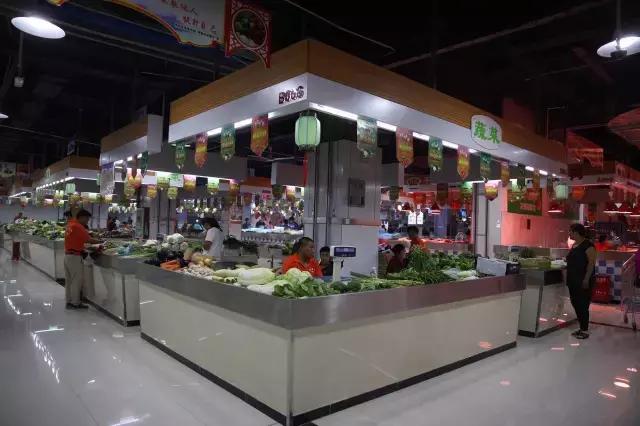 精品菜市场干净卫生环境整洁,石家庄南二环大型菜市场