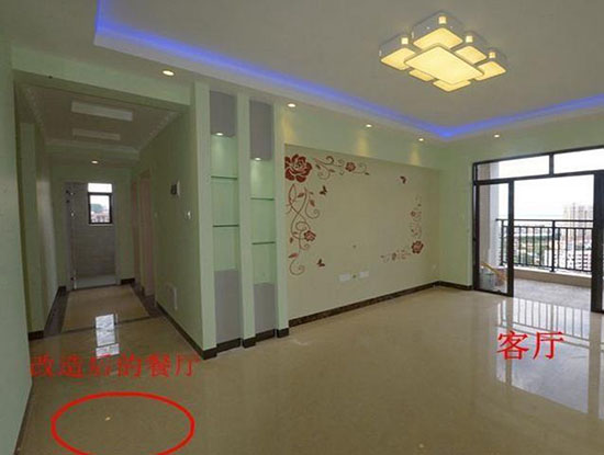 媳妇太猛了,为接我爸妈来住,硬把2房改成小3房,由衷感激她!