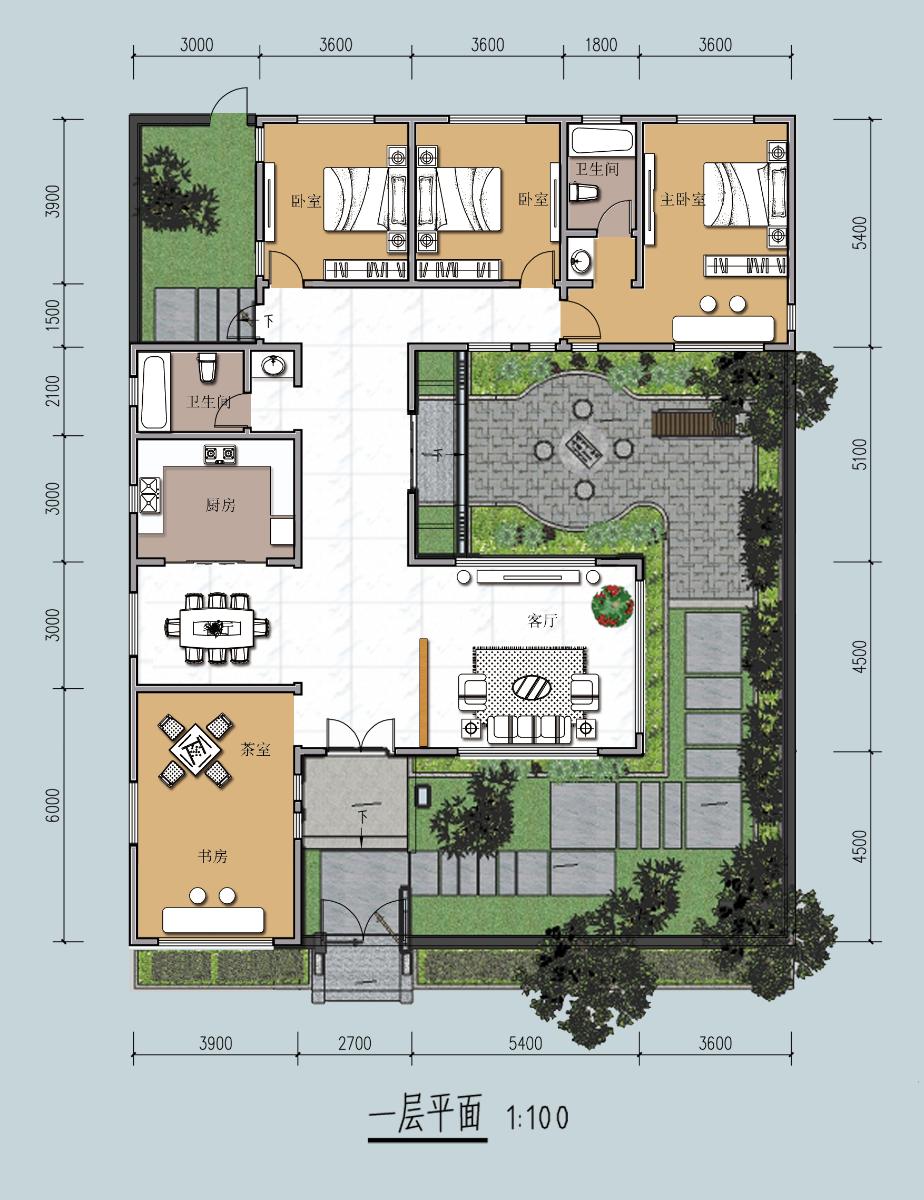 农村中式合院10-15万自建房,农村中式合院房子设计