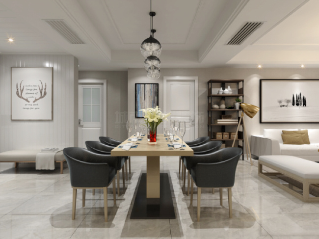 「西安」首创漫香郡270㎡素雅北欧风格，简洁到极致的优雅艺术