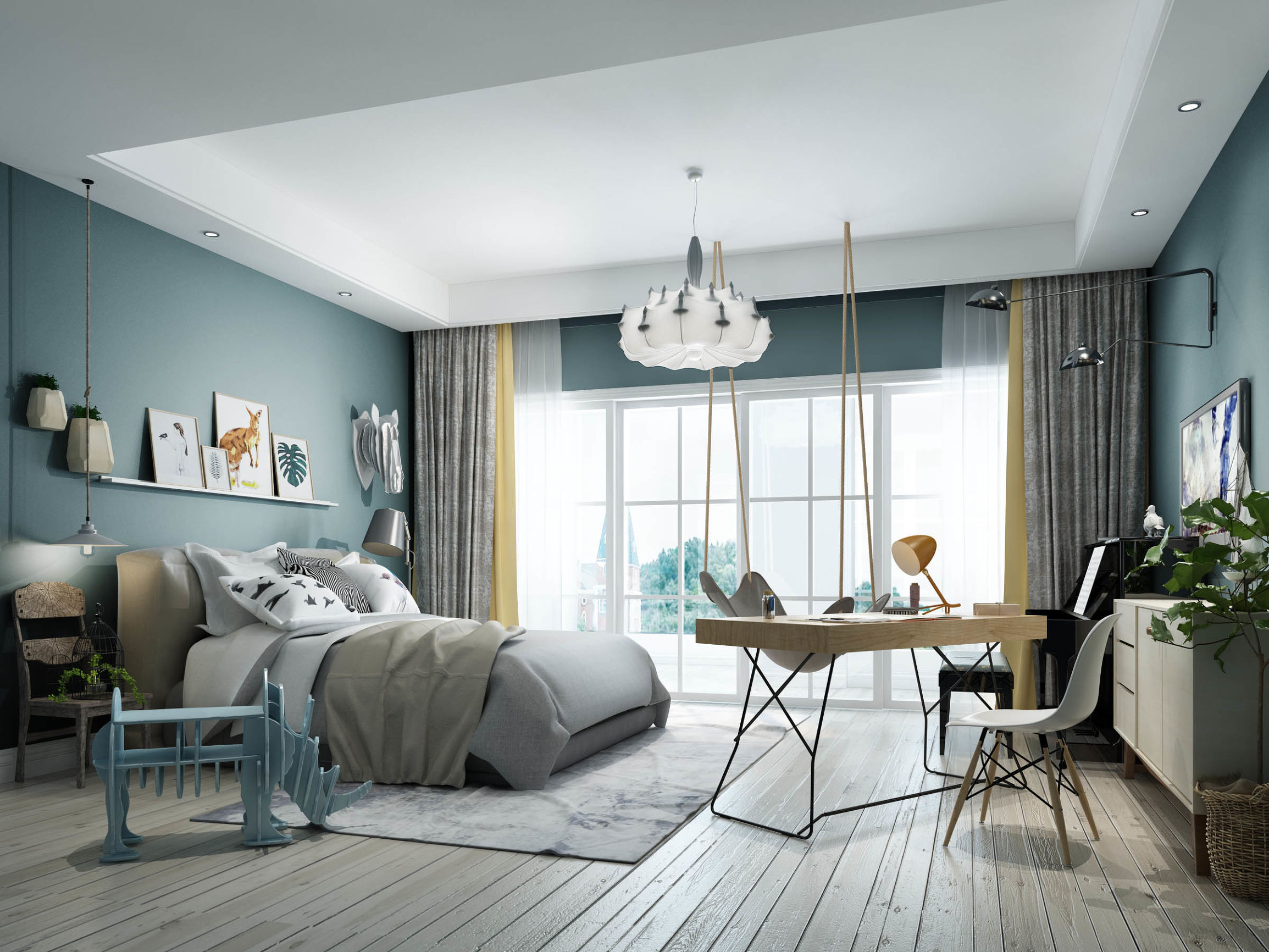 4-5岁儿童房装修风格,7-12岁儿童房装修风格简单