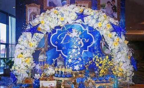 星空婚礼布置效果图,星空婚礼现场布置需要多长时间