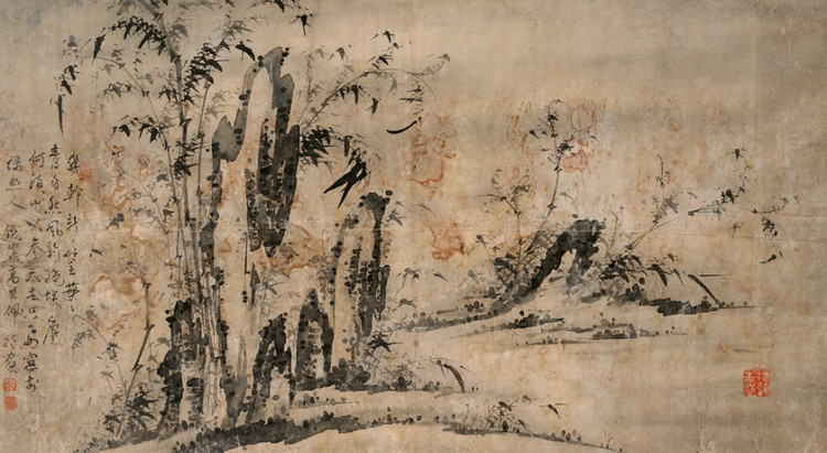 指墨山水画国画,指墨画创始人高其佩