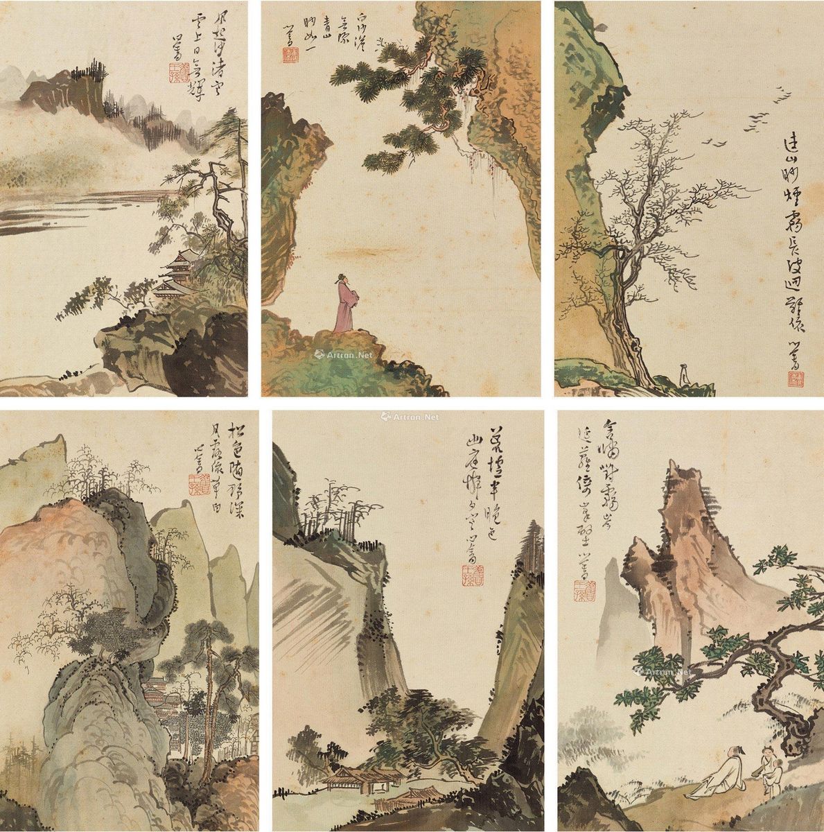 中国最后一任皇帝的字画,中国最后的文人画大师