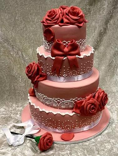 简单的婚礼蛋糕图片大全,最好看的婚礼蛋糕图片