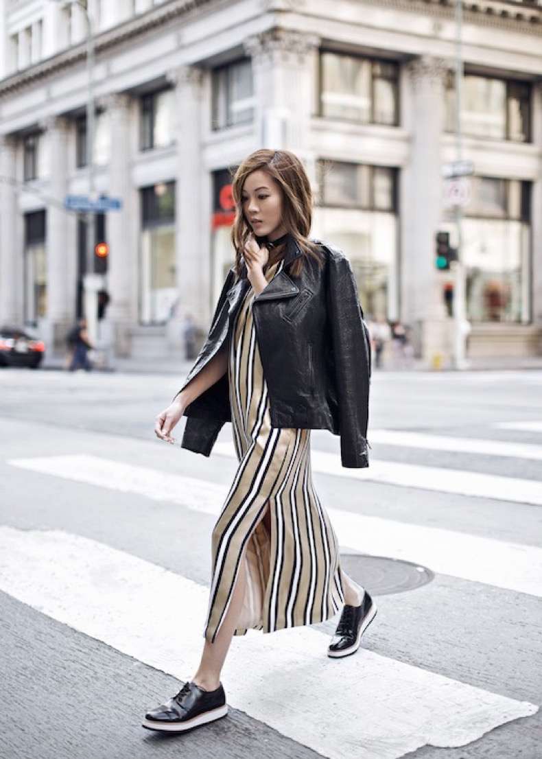 风靡时尚圈的slipdress，普通人应该怎么穿