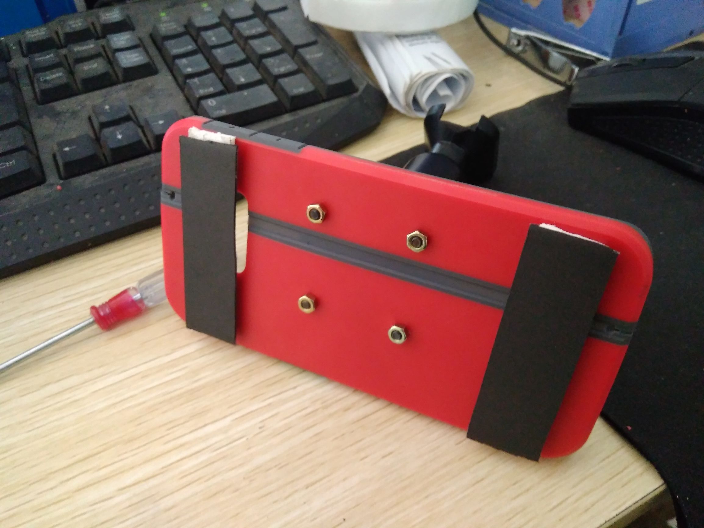 后视镜行车记录仪自制支架,后视镜无痕转换行车记录仪支架