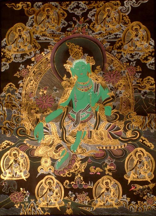 唐卡藏文化艺术品欣赏,精美的西藏唐卡艺术欣赏