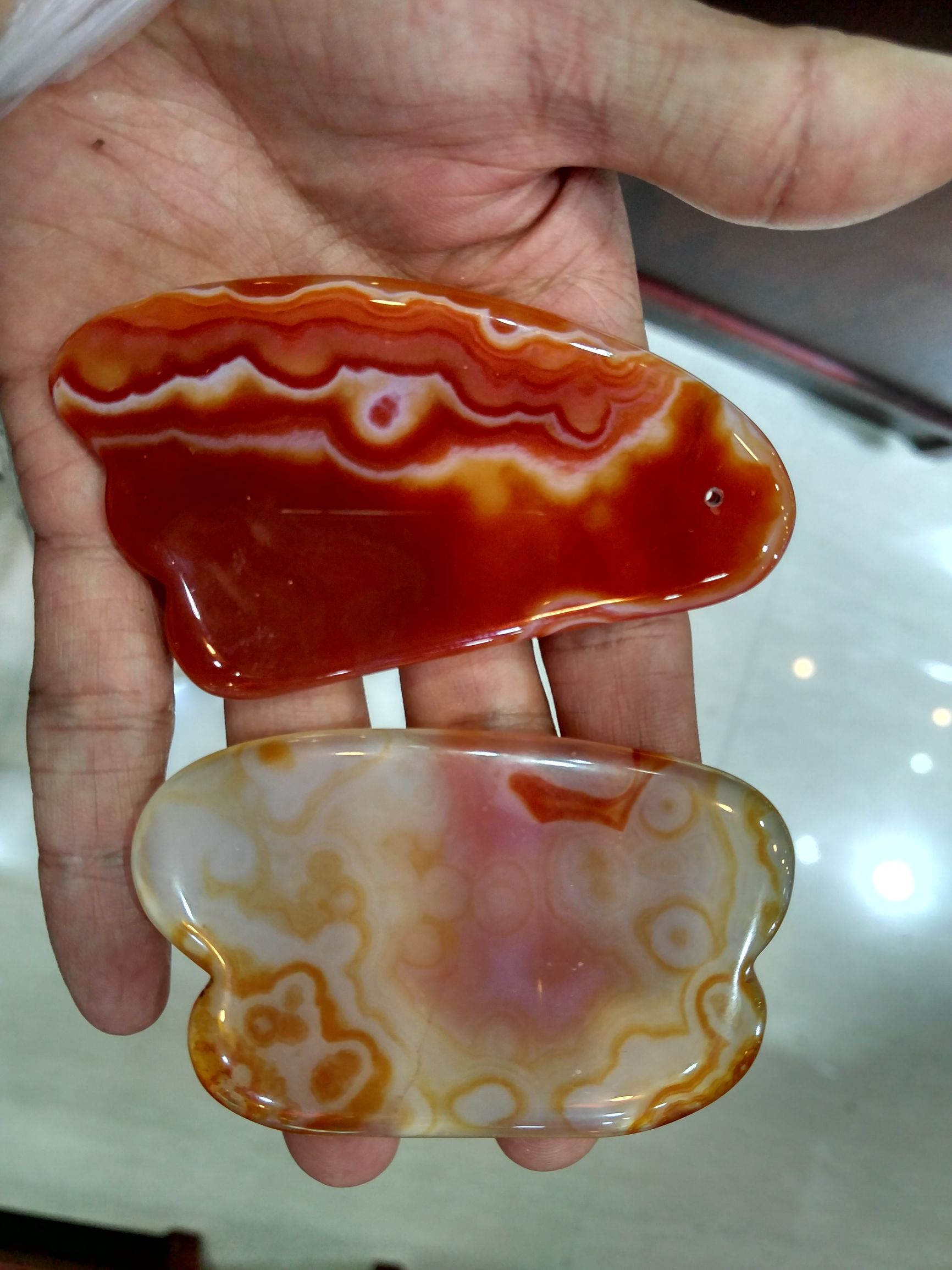 冰彩玛瑙手镯,马料高冰透玛瑙手镯