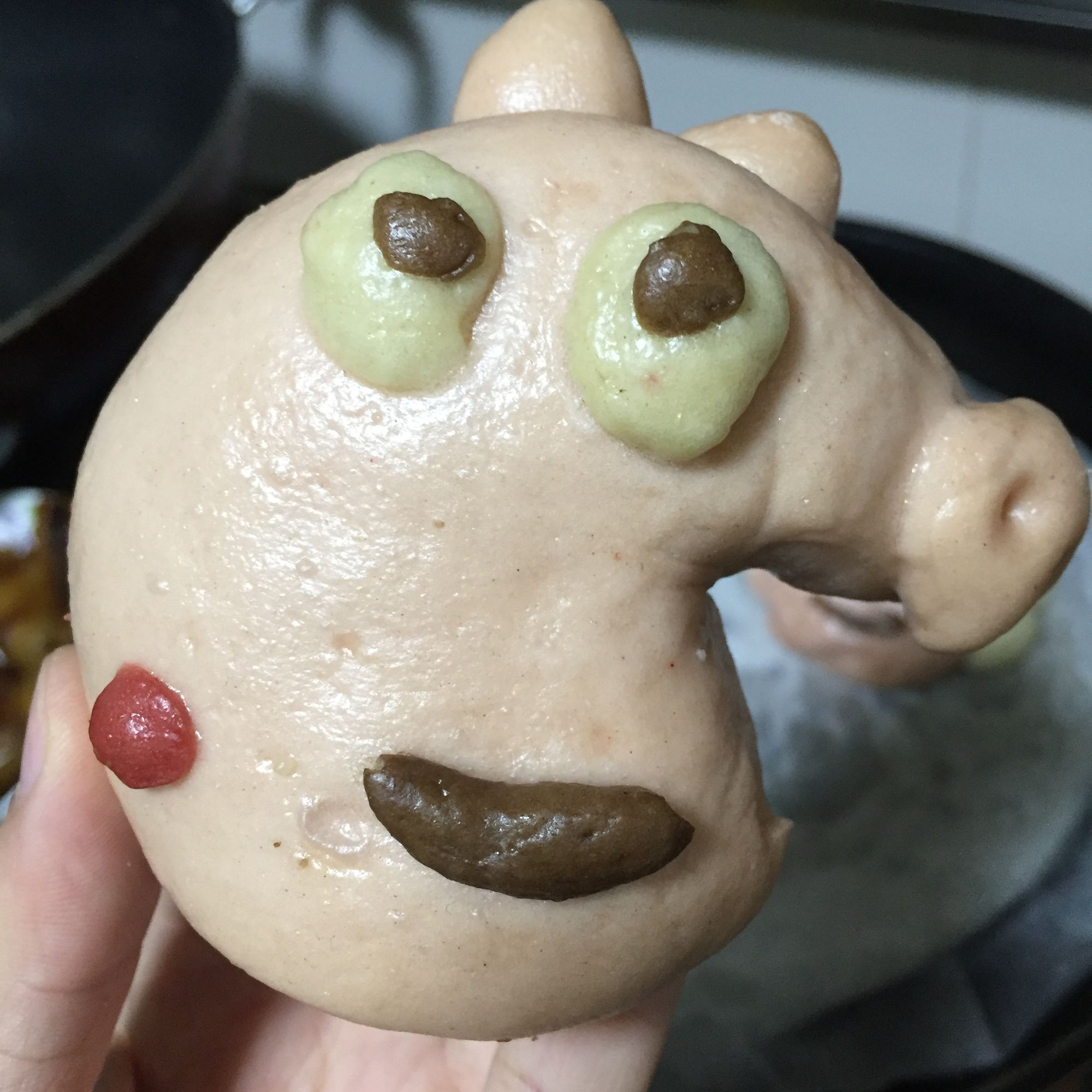 小猪佩奇做雪糕和面包,小猪佩奇做可以吃的小馒头