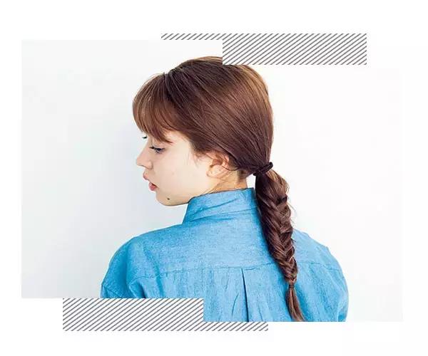 约会编发简单发型扎法步骤图解,简单易学的一款编发教程