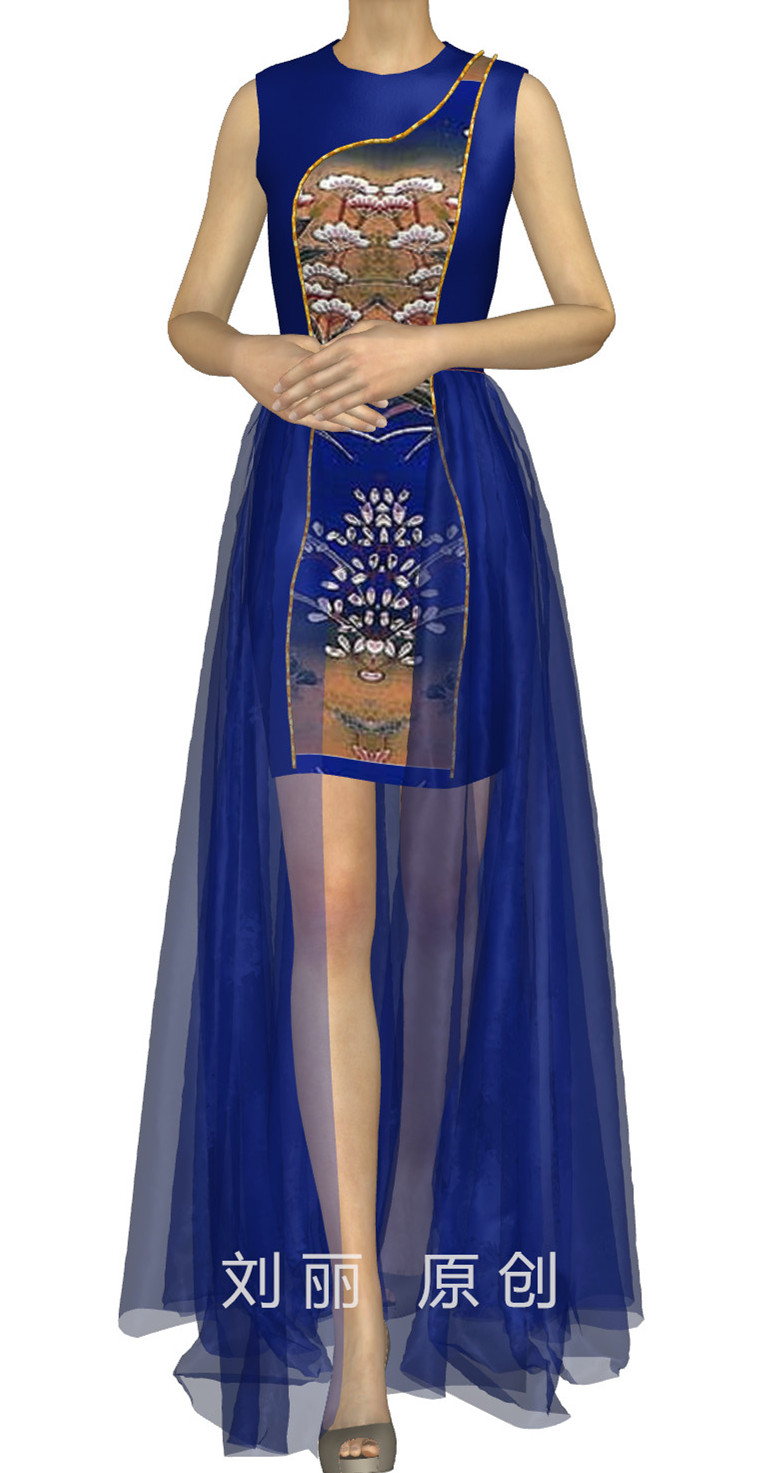 演出服定制声乐老师,设计感演出服