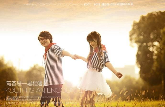 当年爬山时相遇的路人甲，现在居然成了我老公，这张照片见证爱情