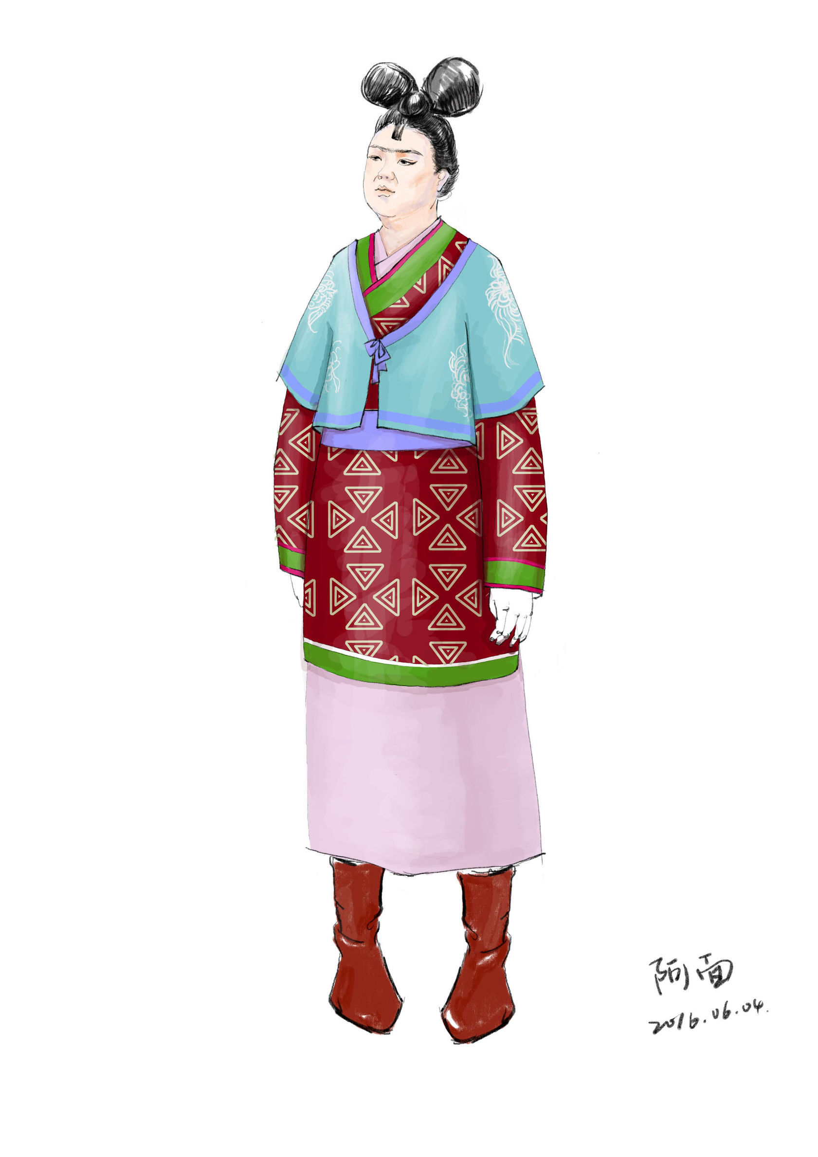 演出服定制声乐老师,设计感演出服