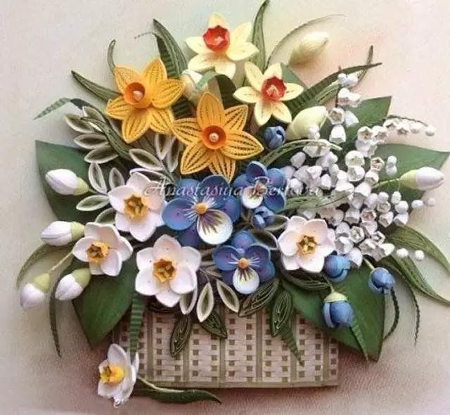 用衍纸做花简单又好,怎么用衍纸做花