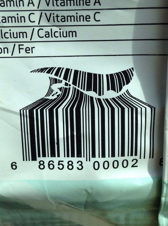 交叉25码条形码结构图,线性条形码图解