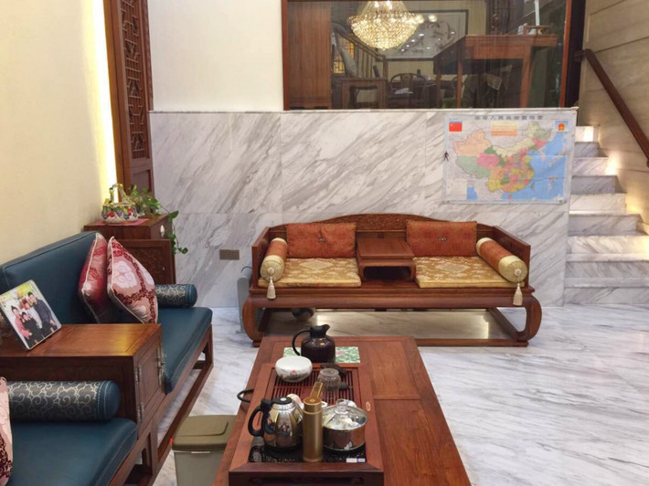 轻奢与古典红木混搭,红木中式轻奢风格全屋搭配