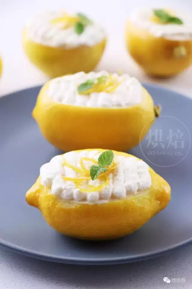 抹茶柠檬慕斯,柠檬杯慕斯流心蛋糕