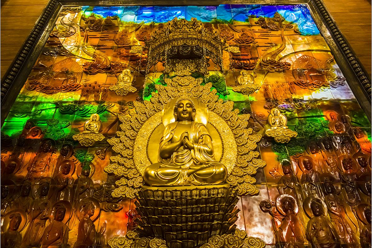 无锡灵山大佛里面有阿弥陀佛,无锡最好三个景点灵山大佛