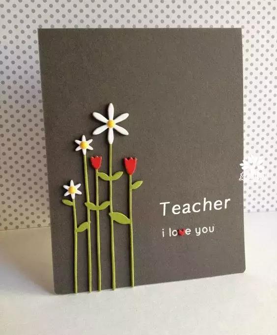 我见过的最有创意的教师节贺卡,不一样的教师节贺卡简单又漂亮