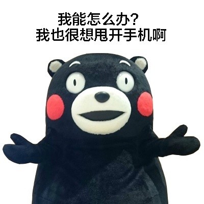 熊本熊boom表情包,熊本熊表情包大全不想理你