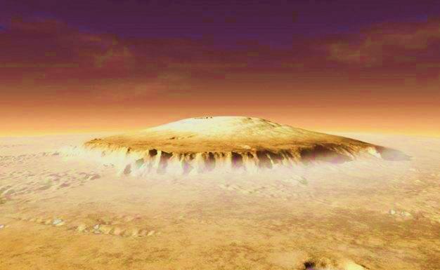 太阳系中最高的巨山,太阳系行星最高的山
