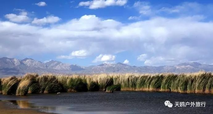 一大一小两个情侣湖，国庆来西域敦煌必经之路，一起秀恩爱吧！