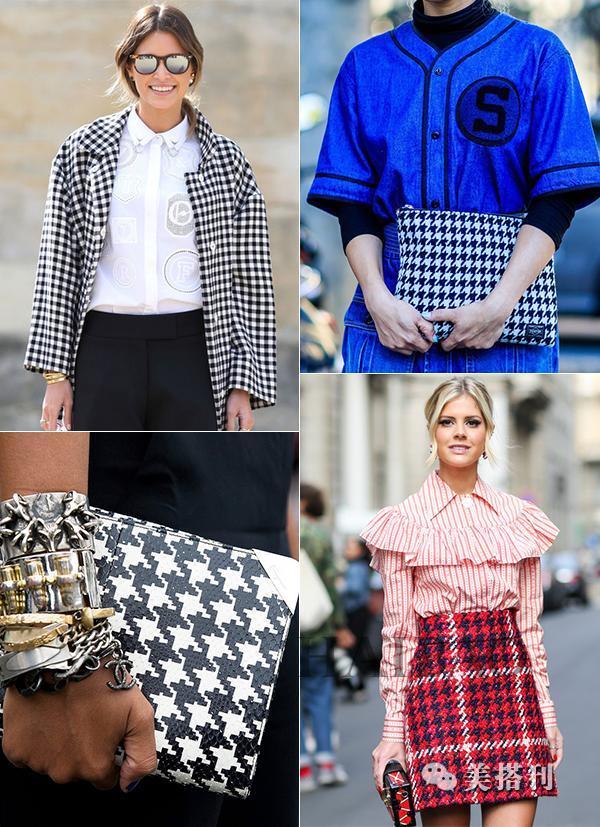 千鸟格永不落伍的复古元素,经典千鸟格超显品味气质