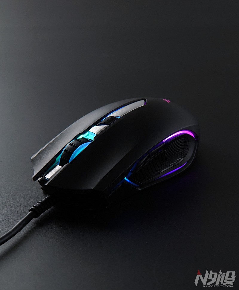 狼蛛580鼠标拆解测评,狼派鼠标拆解