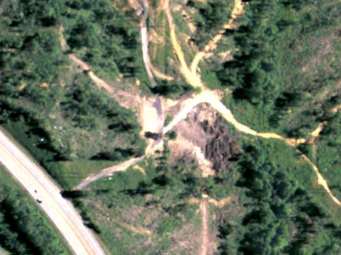 谷歌地图上的神秘物体,5个在谷歌地图上拍到的神秘生物