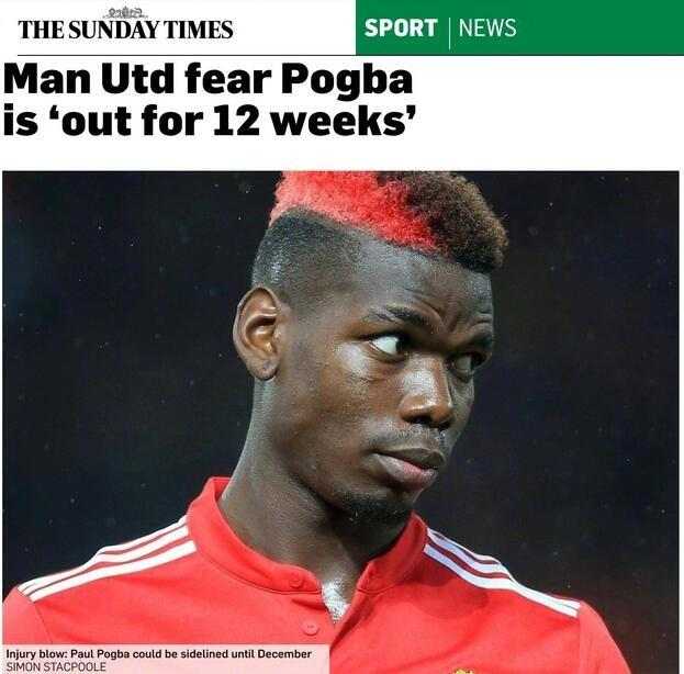 博格巴国家队训练受伤,博格巴大腿拉伤