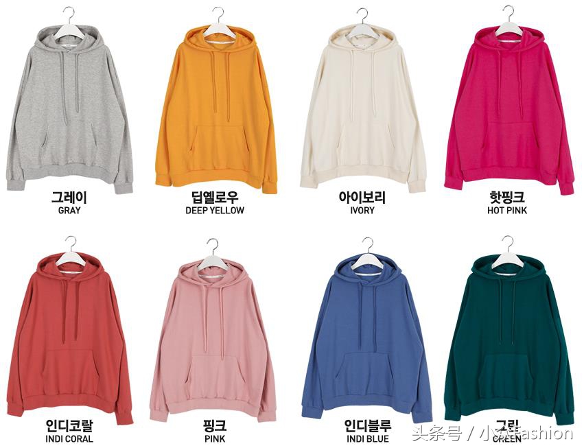 韩国女生卫衣搭配图片,适合女汉子卫衣穿搭拍照姿势教程