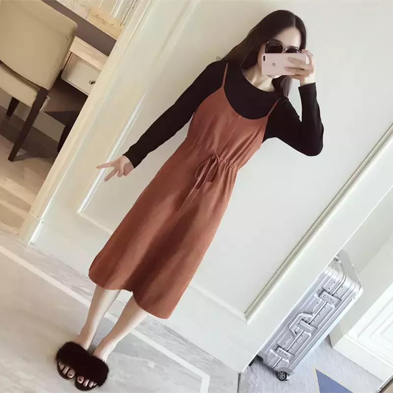 吊带连衣裙叠衣法,吊带连衣裙套装减龄