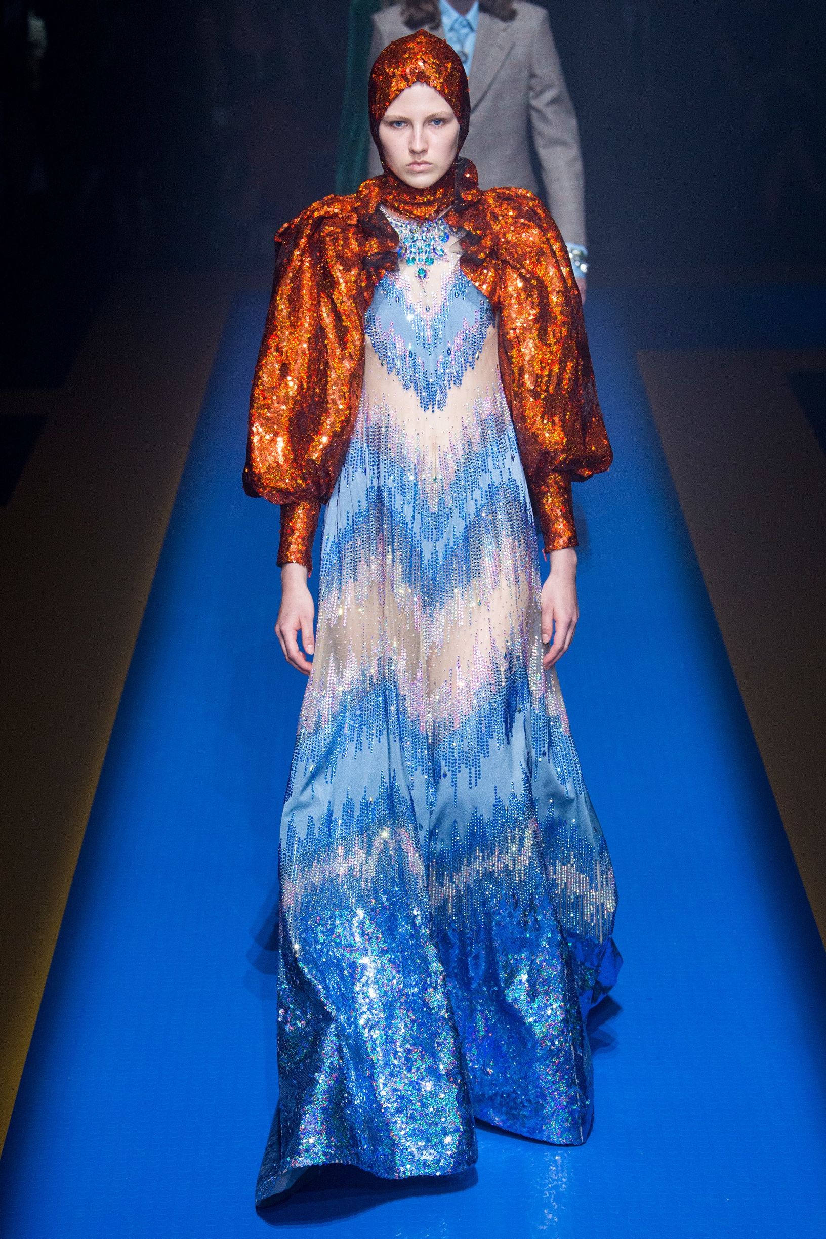 gucci2018春夏米兰时装周,米兰时装周gucci肖战