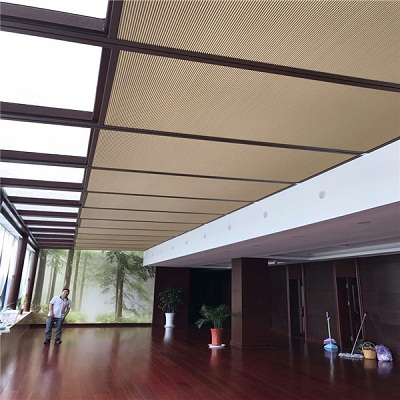 海沧区折叠天棚帘款式,电动天棚帘推荐案例
