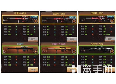 穿越火线手游巴雷特极光详解狙神必备