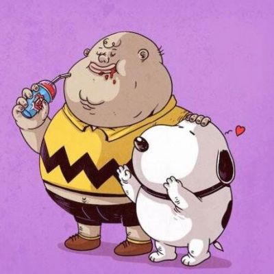 搞怪卡通头像可爱呆萌简约手绘,搞笑胖胖的卡通头像