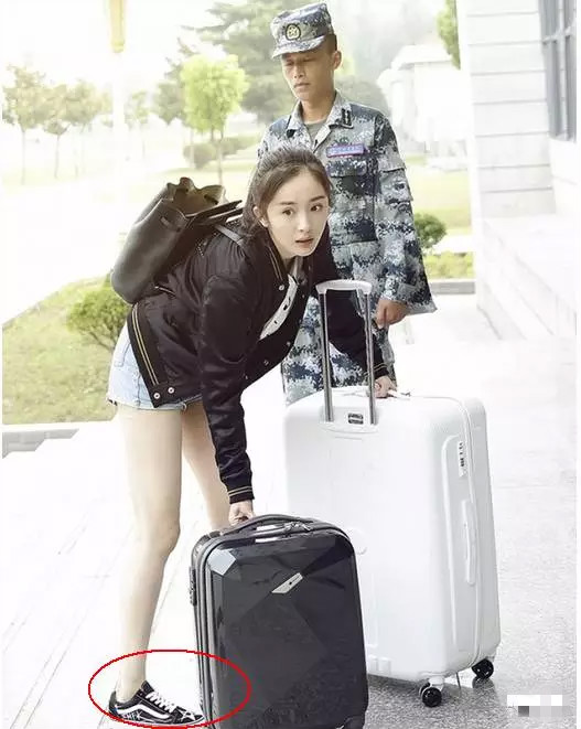 街拍美女杨幂,街拍杨幂范冰冰