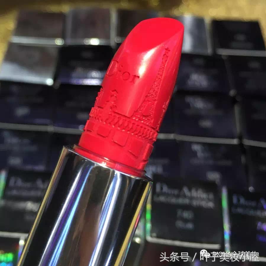 dior口红礼盒装表白,迪奥雕刻70周年口红